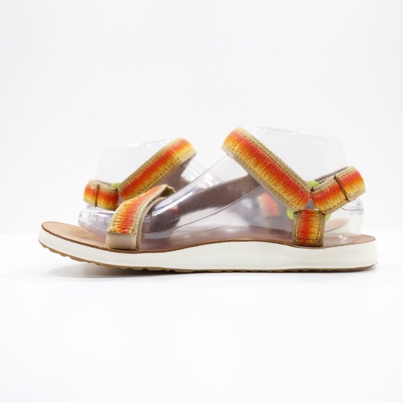 Teva Original Universal Ombre Lightweight Flat Adjustable Sandals - 8 - Picture 5 of 7